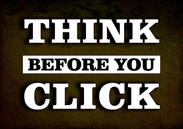Think before you click